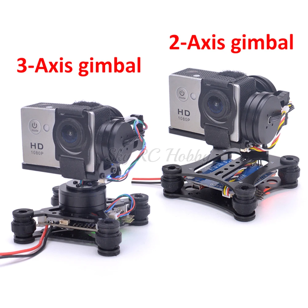 Lightweight 2-Axis / 3-Axis Br - Drone Gimbal For Gopro Hero review and price