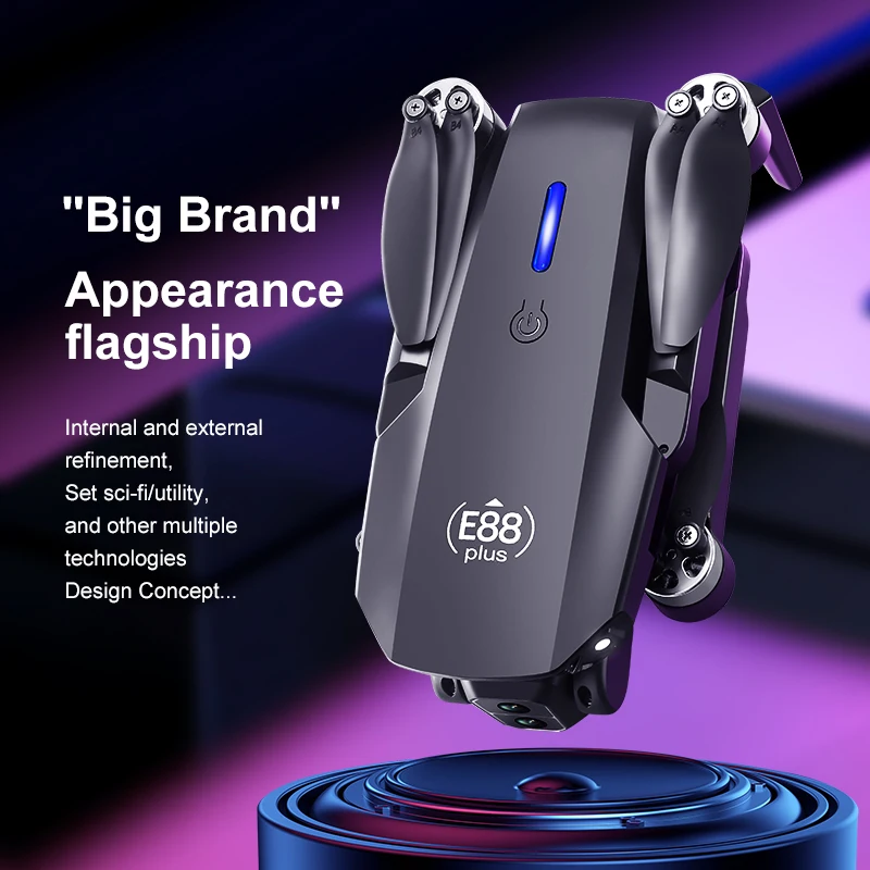 New E88 Plus Quadcopter Drone: - Drone Gimbal Brushless review and price