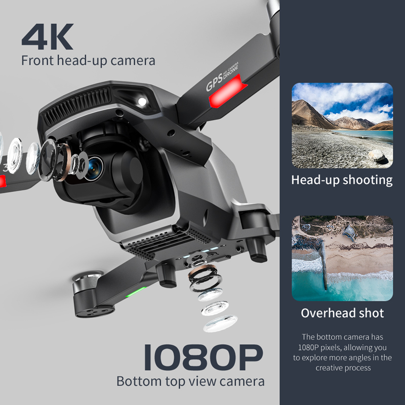 L106 Pro 3 Drone 5G WIFI FPV F - Drone Gimbal 3 Axis review and price