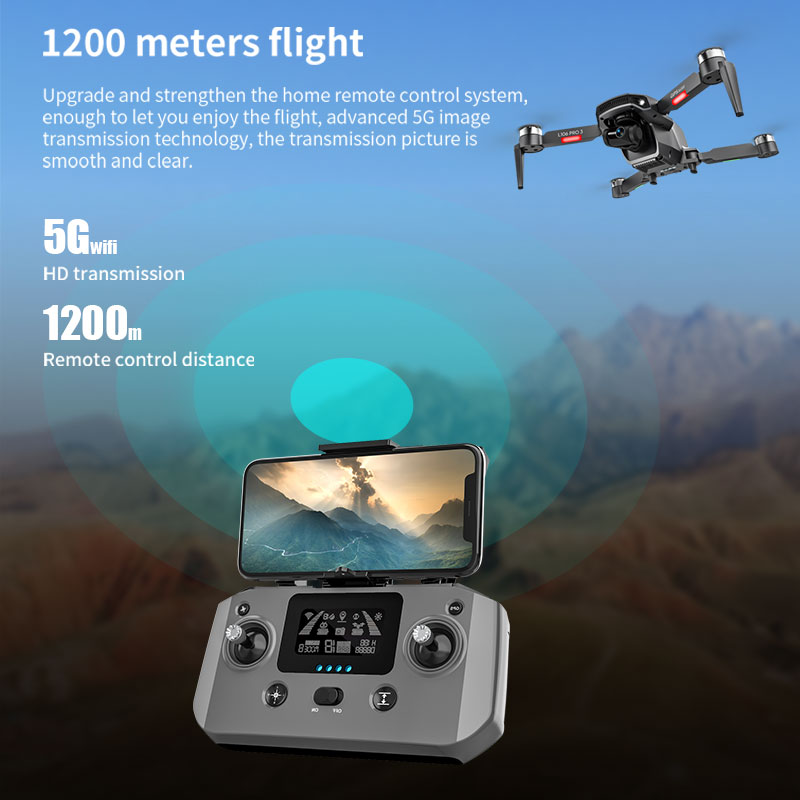 L106 Pro 3 Drone 5G WIFI FPV F - Drone Gimbal 3 Axis review and price