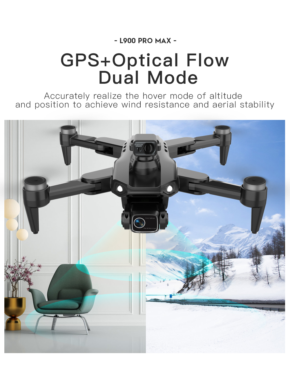 LYZRC L900 PRO MAX Laser obsta - Drone Gimbal 2 Axis review and price