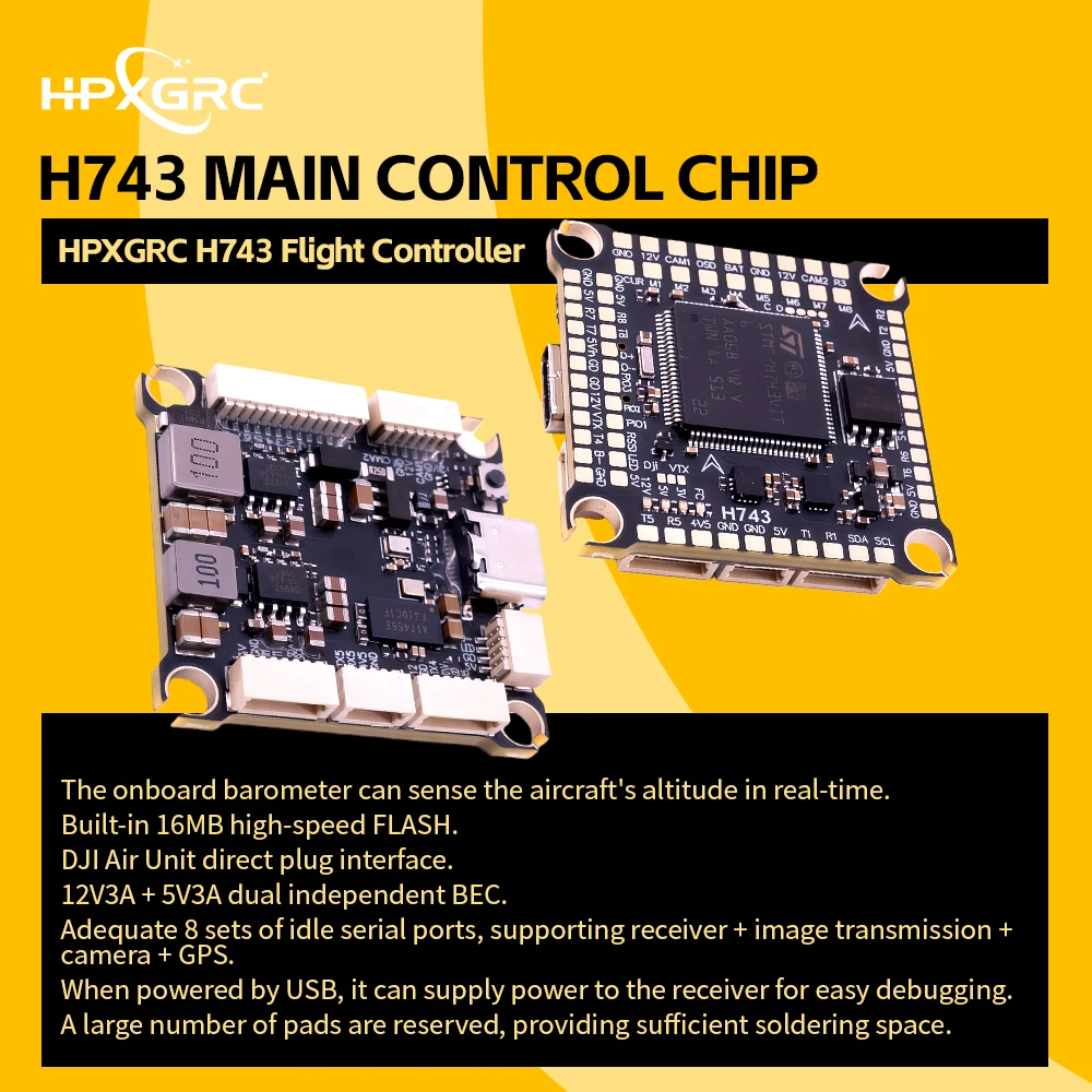 HPXGRC H743 Flight Controller  - Betaflight Fc F7 review and price